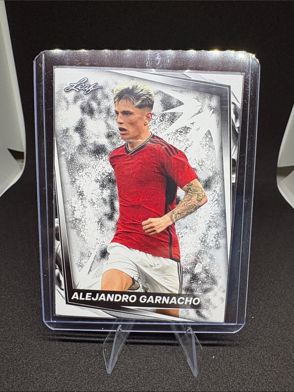 Leaf Alessandro Garnacho Soccer Trading Card